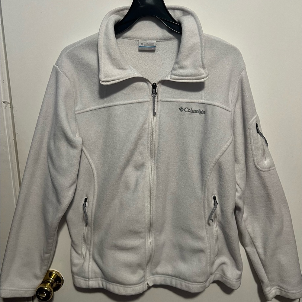 Columbia Women's White Fleece Sweater